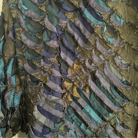 Tim Harding Shirred Silk Art Jacket size S - Picture 4 of 5